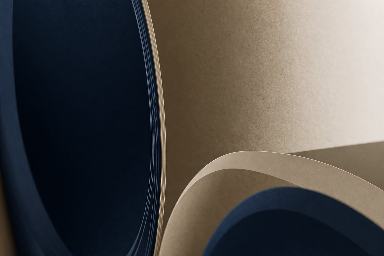 Abstract soft paper-curve texture used as a decorative background